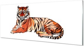 Panel szklany do Kuchni Artystyczny Wizerunek Tygrysa