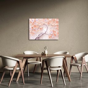 Obraz kwiatów drzewa koralowego - abstrakcja (70x50 cm)
