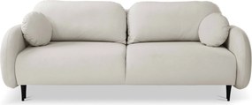 Masseno Sofa AGIO z funkcją spania i pojemnikiem na pościel, Rozkładana sofa - Beżowy, CASTEL 03