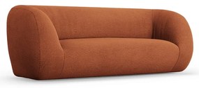 Pomarańczowa sofa z materiału bouclé 210 cm Essen – Cosmopolitan Design