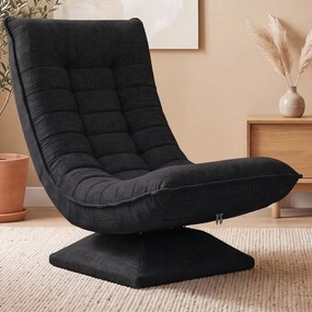 Leżanka ABERDEEN, 87x60x105cm, czarna Casaria