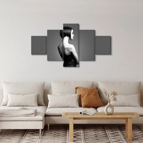 Obraz eleganckiej kobiety (125x70 cm)