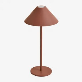 Bezprzewodowa Lampa Stołowa Led Nebida Outdoor Terracota - Sklum