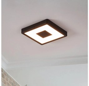Eglo 900283 - LED lampa sufitowa IPHIAS LED/17W/230V IP44 czarna
