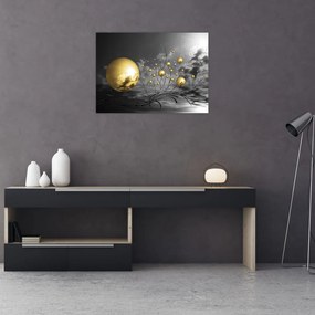 Obraz kul w kolorze ochry (70x50 cm)