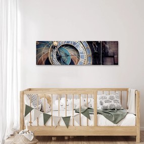 Obraz - Praski zegar astronomiczny, Praga (170x50 cm)