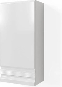 Szafka łazienkowa biały wysoki połysk 36.4x23.5x77 fredd