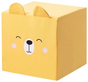 Żółty puf dla dzieci Rainbow Bear – Yellow Tipi