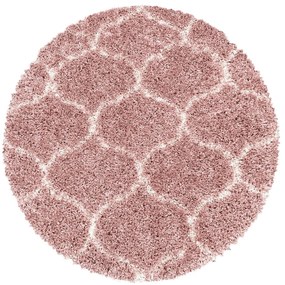 Różowy okrągły dywan ø 120 cm Salsa – Ayyildiz Carpets