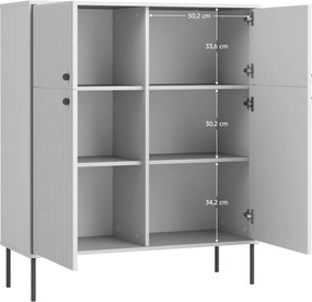 Szafka ARIS 2D2D, szara