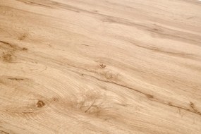 Zestaw DICKY stół + 4 krzesła dąb naturalny/czarny HALMAR