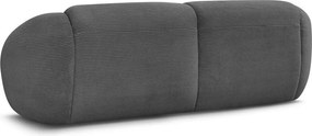 Szara sztruksowa sofa 250 cm Tina – Bobochic Paris