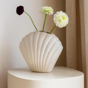 Wazon dekoracyjny w kształcie muszli, 22 cm