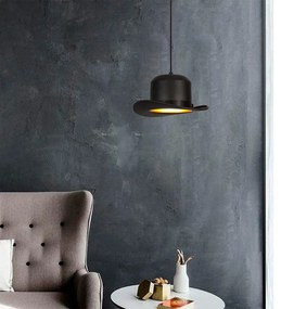 Czarna lampa wisząca z metalowym kloszem ø 30 cm Sivani – Opviq lights