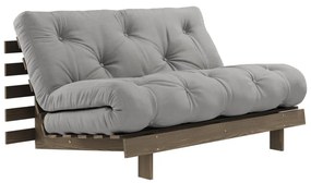 Szara rozkładana sofa 140 cm Roots – Karup Design