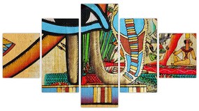 Obraz motywami egipskimi (125x70 cm)