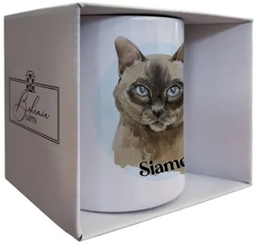 Bohemia Gifts Ceramiczny kubek - Siamese, 350 ml