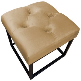 Pufa CHESTERFIELD LOFT ławka podnóżek metal MG06