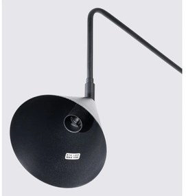 Czarny kinkiet do kontaktu Zylo – Nice Lamps