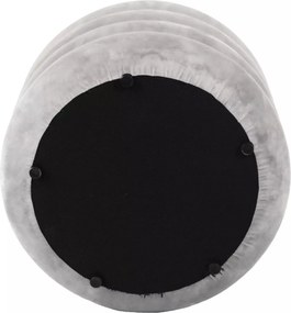 Aksamitna pufa ze schowkiem Calvi Velvet Signal