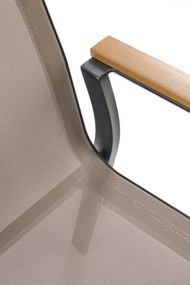 FIERRO Krzesło ogrodowe na taras aluminium trwałe możliwość sztaplowania