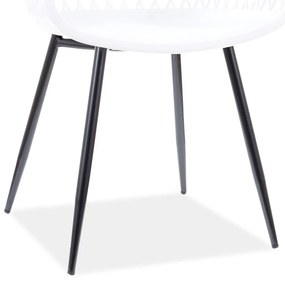 PROMOCJA Białe plastikowe krzesło CORRAL B II. jakość