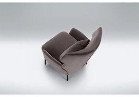 Ciemnoszary fotel Alex – Sits