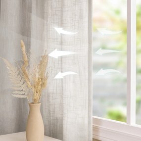 Kremowa zasłona 140x250 cm Valeta – Restilo
