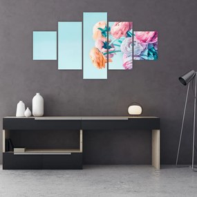 Obraz - Kwiaty w wazonie (125x70 cm)