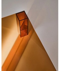 Brązowy szklany stolik 85x85 cm Adularia – Kave Home