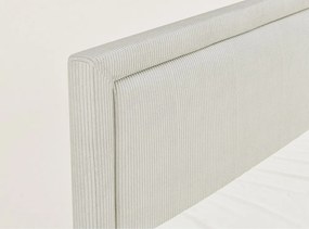 Kremowe łóżko kontynentalne ze schowkiem 160x200 cm Fresco – Maison de Rêve