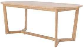 Stół z litego drewna kauczukowego 100x200 cm Serrone – Bloomingville