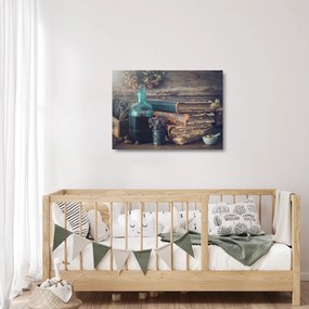 Obraz na szkle - Stolik aptekarki (70x50 cm)