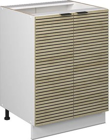 Szafki kuchenne panel dębowy 60x51.6x82 fame-line