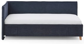 Ciemnoniebieskie łóżko dziecięce ze schowkiem 90x200 cm Fun – Meise Möbel