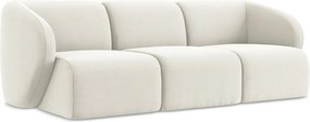 Beżowa aksamitna sofa 244 cm Lani – Makamii
