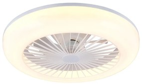 Biała lampa sufitowa LED Mora – Trio