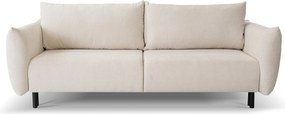 Masseno Sofa UNO z funkcją spania i pojemnikiem na pościel, Rozkładana sofa - Beżowy, OVER THE HORIZON 03