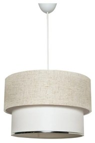 Lampa wisząca TM121 kremowa, biała