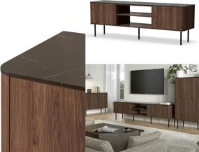 Stolik pod telewizor 150 cm Solano RTV-1 Halmar, orzech