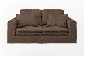 Ciemnobrązowa sofa 196 cm Nora – Ropez