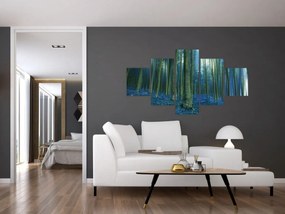 Obraz - Niebieski las (125x70 cm)