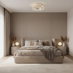 Lampa sufitowa G139-C 50cm plafon LED ZŁOTA