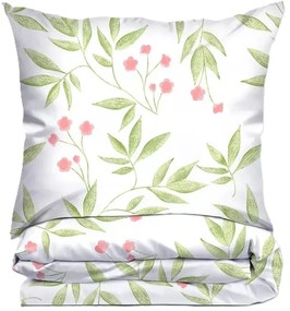 Pościel bawełniana Greno Premium Monday Morning 220x200 cm zielona GRENO