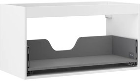 Mexen Box-A korpus szafki podumywalkowej 90 cm, 1 szuflada, biały mat - 91AX0-0900-470-1-01