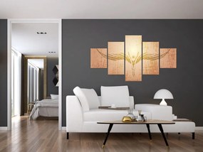 Obraz - Anielska abstrakcja (125x70 cm)