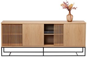 Niska komoda w dekorze dębu 188x75 cm Ende – Woodman