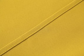 Żółta zasłona OXFORD 140x250 cm Zawieszanie: Taśma z wiązaniami
