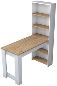 Stolik kosmetyczny Milano White and Walnut