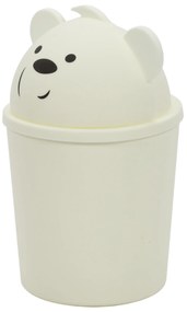 Mały kosz na śmieci w kształcie misia do pokoju dziecięcego, 1,5 l